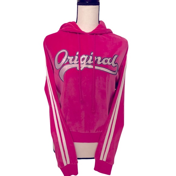 No Boundaries Tops Original Hot Pink Hooded Sweatshirt Poshmark